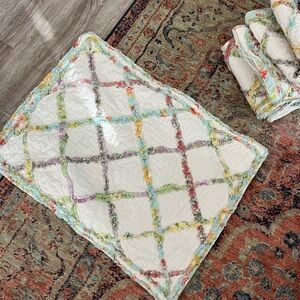 Laura Ashley quilted shams